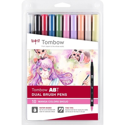 Tombow Маркер ABT Dual Brush Manga Shojo (10) (ABT-10C-MANGA2)