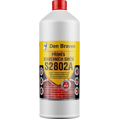 Den Braven S2802A Příměs stavebních směsí 1 kg láhev mléčně bílá – Hledejceny.cz