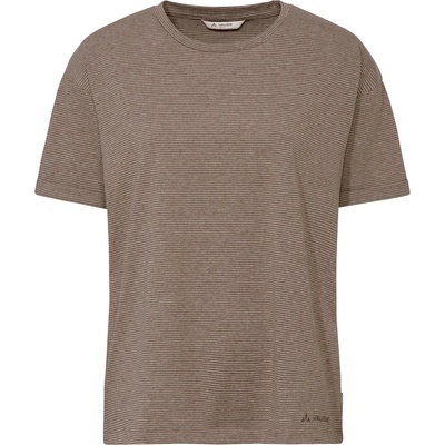 Vaude Дамска тениска Vaude Women's Mineo Striped T-Shirt - Tobacco - размер 38 (EU) (916-1960-0713)