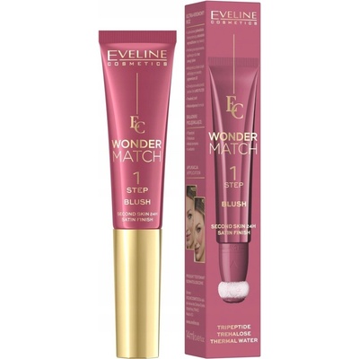 Eveline Cosmetics Rozjasňovač v tubě s houbičkou Wonder Match č, 01 14 ml