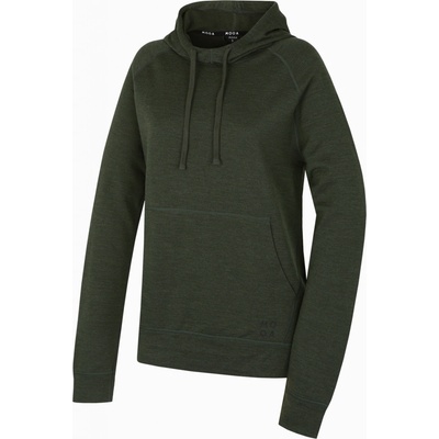 MOOA Merino Hoodie zelená