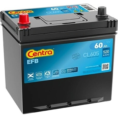 Centra Start-Stop EFB 12V 60Ah 520A CL605