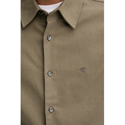 Calvin Klein Памучна риза Calvin Klein (LV04LD119G)