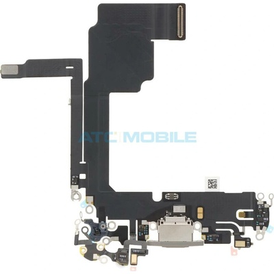 iPhone 15 Pro flex nabíjecího konektoru stříbrný (Natural Titanium)