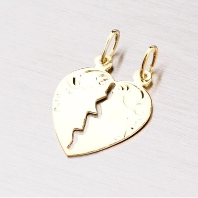 Zlaté srdce pro zamilovaný pár 43-2485