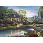 Schmidt Spiele - Puzzle Kinkade: Stoney Creek Cottage - 1 000 piese