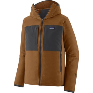 Patagonia Мъжко поларено яке Patagonia R2 Techface Hoody Fleece jacket - Deer Brown - размер XXL (005-7768-0216)