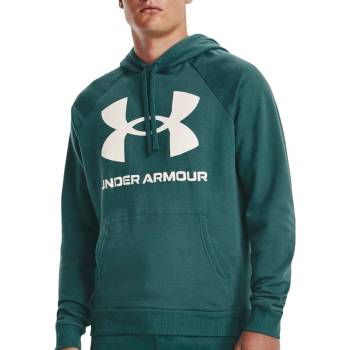 Under Armour Суитшърт с качулка Under Armour UA Rival Fleece Big Logo HD-GRN 1357093-722 Размер L