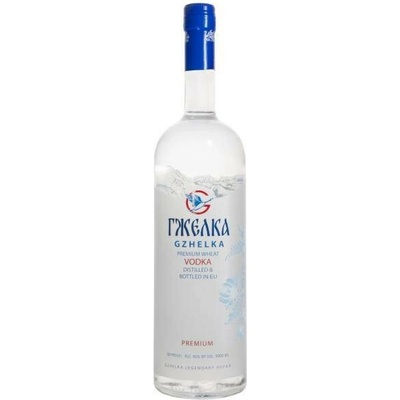 Gzhelka Vodka 40% 1 l (holá láhev)