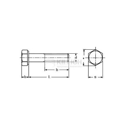 šroub 1/4"-20x3.1/2" UNC ZINEK 8.8 šestihranný, částečný závit DIN 931 – Zbozi.Blesk.cz