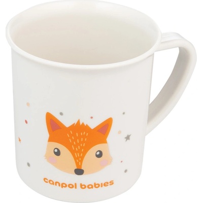 Canpol babies Plastový hrníček CUTE ANIMALS liška 170 ml