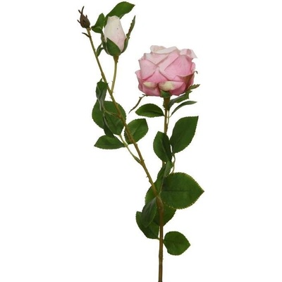 Kaemingk Růže s poupětem, 62cm, světle růžová, Kaeming