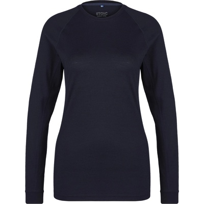 Stoic Дамско мериносово термобельо Stoic Women's Merino180 BengtSt. L/S Merino base layer - Dark Navy - размер XXS (115-2388-0810)