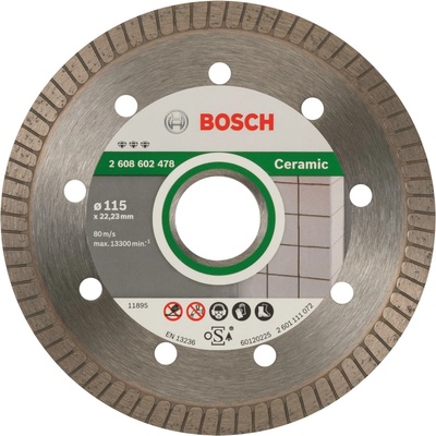 BOSCH Best for Ceramic Extra-Clean Turbo 115 × 22,23 × 1,4 × 7 mm 2.608.602.478