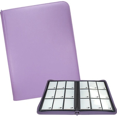 Ultra Pro Vivid 9-Pocket Zippered PRO-Binder Purple