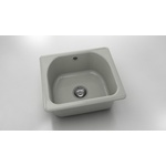 FAT Mивка Classic 207, Polymer marble, 13 Инокс, с включен сифон Мивка за вграждане