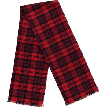 Rock and Rags Dogtooth Scarf Ladies Red/Blk/White