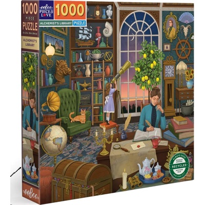eeBoo - Puzzle Alchemist's Library - 1 000 piese
