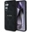 GUESS Гръб Guess за Samsung Galaxy S25 Plus, PU, Leather 4G, Colored Ring MagSafe Case, Черен