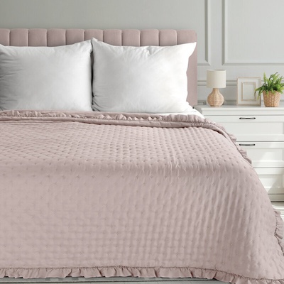 Takoy CLASSIC Přehoz na postel lemovaný volánem prošívaný-HF-470744 220 x 240 cm