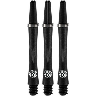 Shot Tao Carbon čierne, stredné 37,5mm