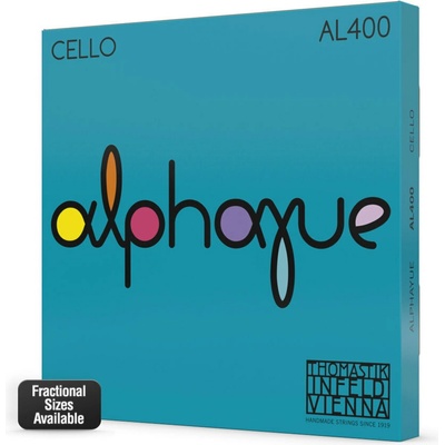 Struny pro Cello Nylonové jádroSada 1/8 AL400 1/8 31567