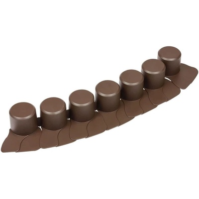Prosperplast IPAL7 405 x 6 cm hnědá set 8 ks
