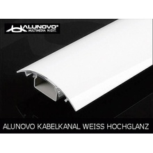 Alunovo HW90-070 káblová lišta (d x š x v) 700 x 80 x 20 mm 1 ks biela (lesklá)