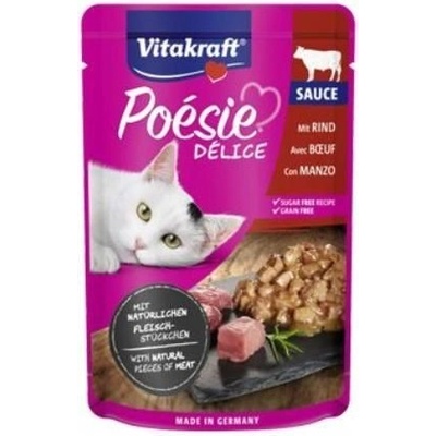 Vitakraft Cat Poesia DéliSauce hovädzie 85 g