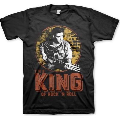 Elvis Presley The King Of Rock 'n Roll Black S Риза (RD-1-ELV001-H16-10-BK-S)