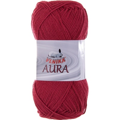 VLNIKA Priadza Aura 100 g – 911 červená