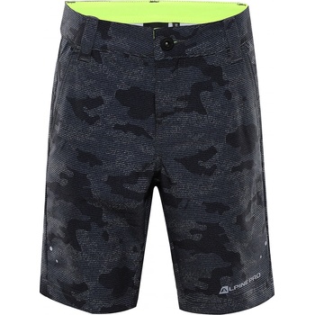 Alpine Pro Trento dětské softshellové šortky KPAT186990PA černá