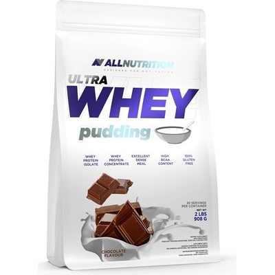 AllNutrition Ultra Whey Pudding biela čokoláda 908 g
