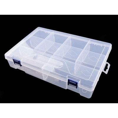 Stoklasa Plastový box / zásobník 6x20x30 cm Balení: 1 ks, Varianta: transparent transparent