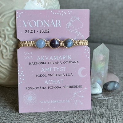 Marole Vodnár (Akvamarín, Ametyst, Achát) 52749518111048