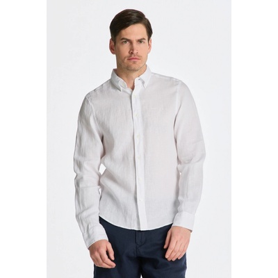 Gant košeľa slim linen shirt biela