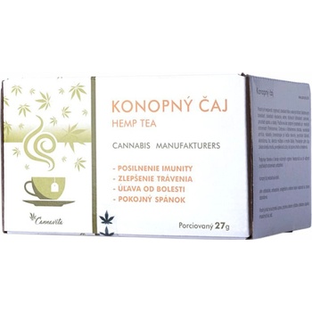 Cannavita Konopný čaj s mätou porciovaný 27 g