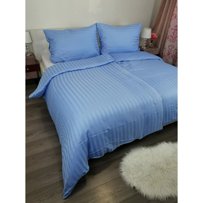 TiaHome Obliečky Damašok modré 140x200 70x90