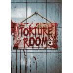 Fiestas Guirca Табелка за врата Torture room