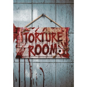 Fiestas Guirca Табелка за врата Torture room