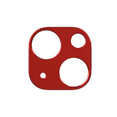 Предпазна метална плочка за камерата на iPhone 13 mini, iPhone 13 - SwitchEasy LenShield Aluminum Camera Lens Protector (червен) (GS-103-216-269-15)