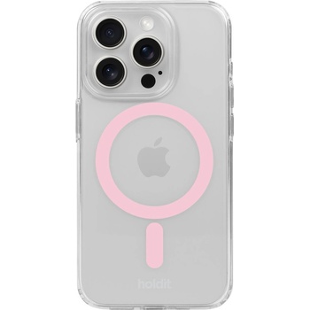 Image 1 of Holdit Калъф Holdit - MagSafe Case, iPhone 15 Pro Max, розов/прозрачен (7330985162831)