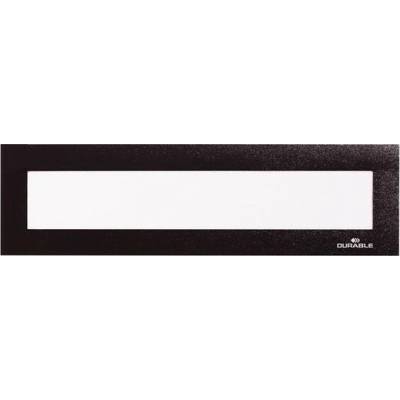 Prezentačný rámček, 210x40 mm, magnetický, DURABLE "DURAFRAME MAGNETIC TOP", čierna