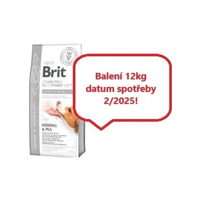 Brit Veterinary Diet Dog Grain Free Mobility 2 x 12 kg