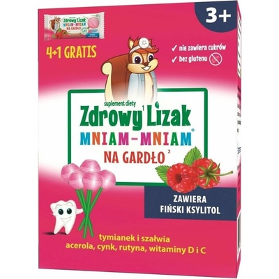 Starpharma Zdravé lízátko Raspberry 5 x 6 g