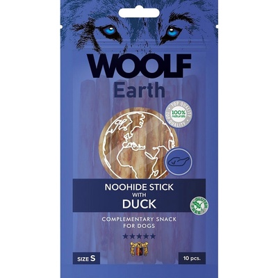 WOOLF Earth NOOHIDE S Sticks with Duck 90 g