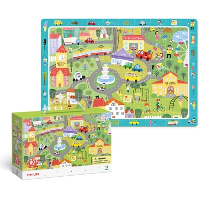 TM Toys s hledáním obrázků Život v městě 80 dílků