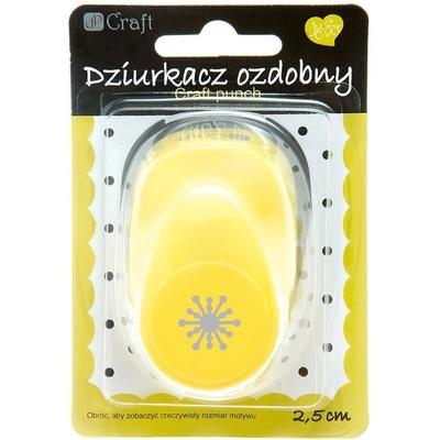 dpCraft Dekorační děrovačka 2,5cm – třpyt (JCDZ-110-235)