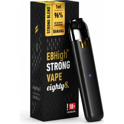 Eighty8 E8High DISPOSABLE VAPE vaporizačné pero Banana 1 ml