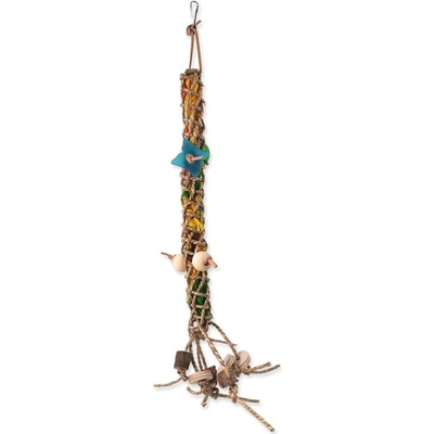 BIRD JEWEL Hračka závesná z povrazu šplhacia 60 cm